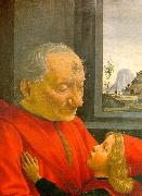 An Old Man and his Grandson Domenico Ghirlandaio